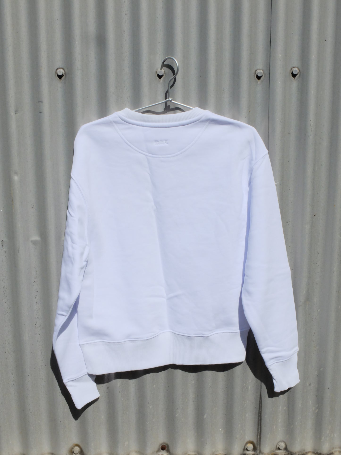 DAK White Crewneck - XXS