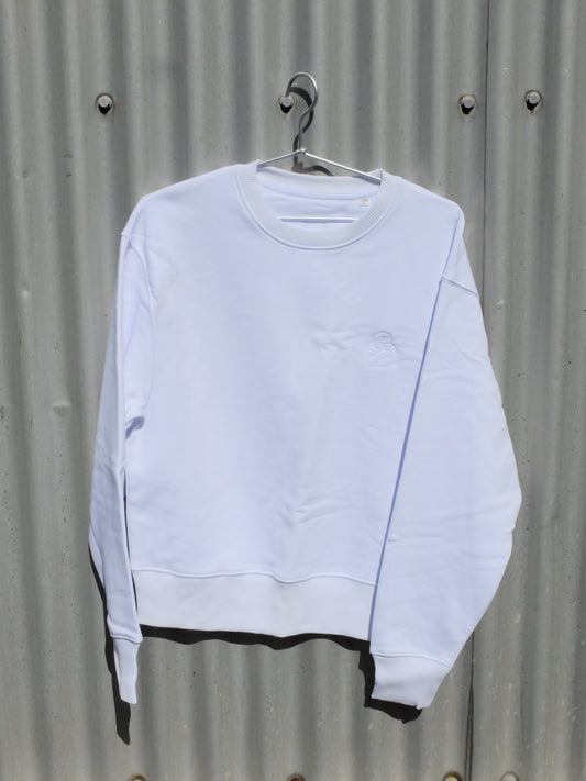 DAK White Crewneck - XXS